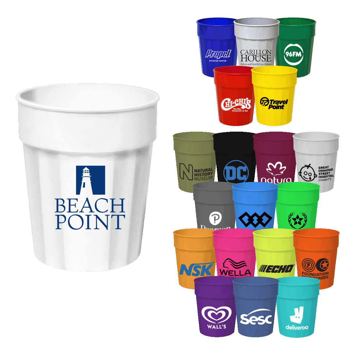 17 OZ. Fluted Stadium Cup 9