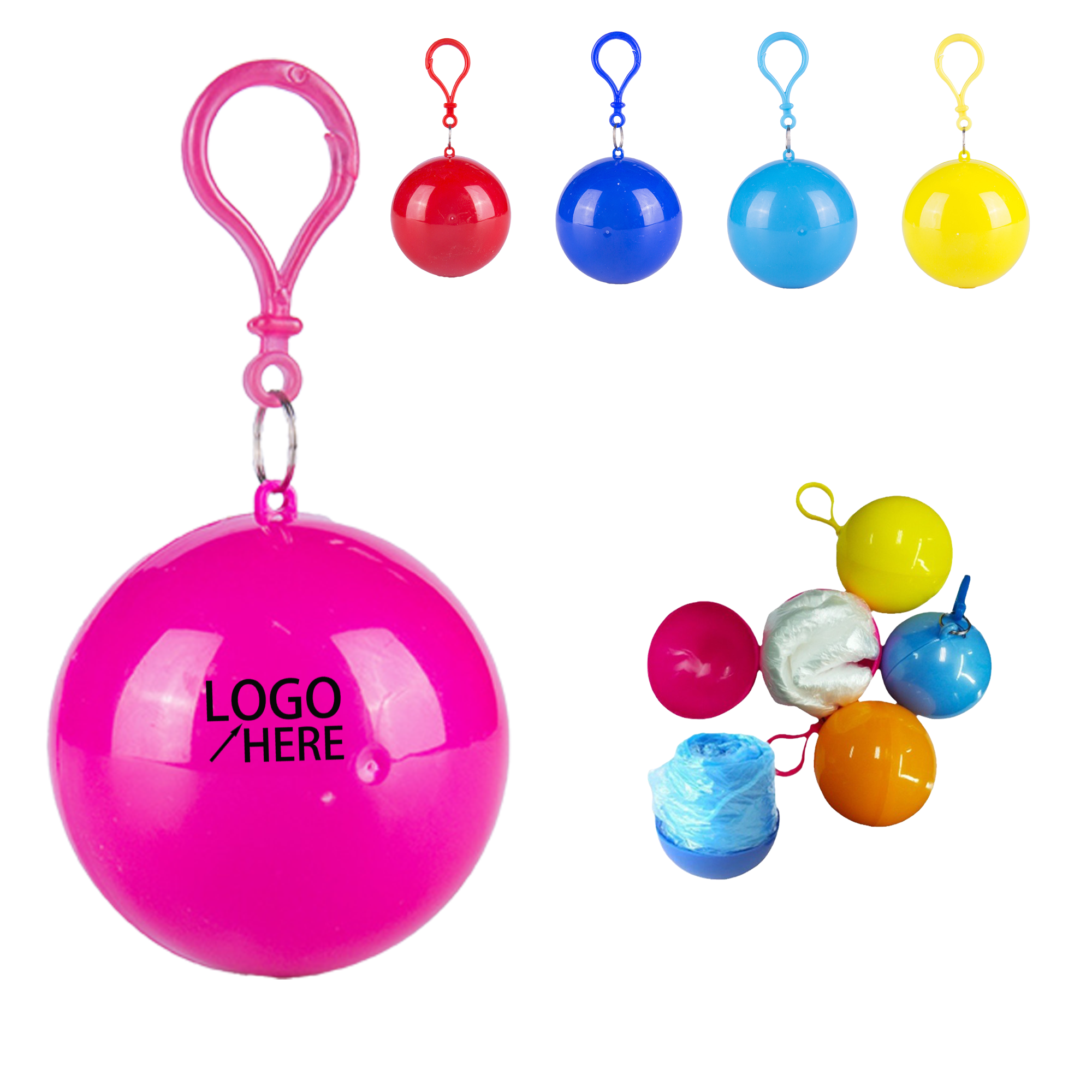 Portable Disposable Raincoat Ball 2