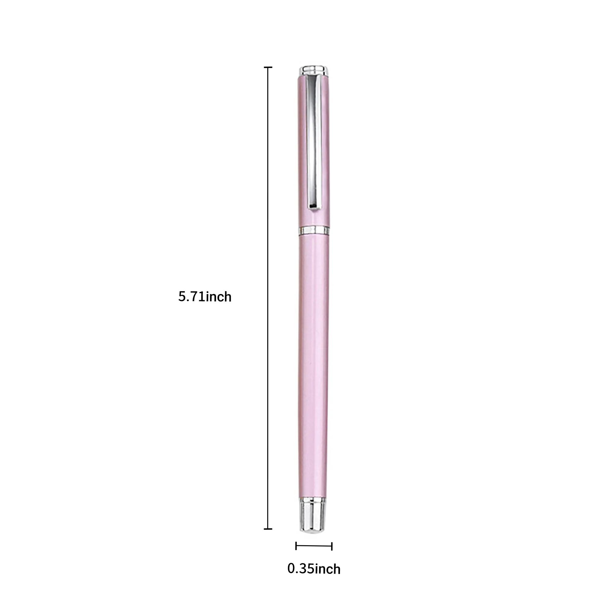 Metal Business Fountain Pen with Replaceable Ink 3