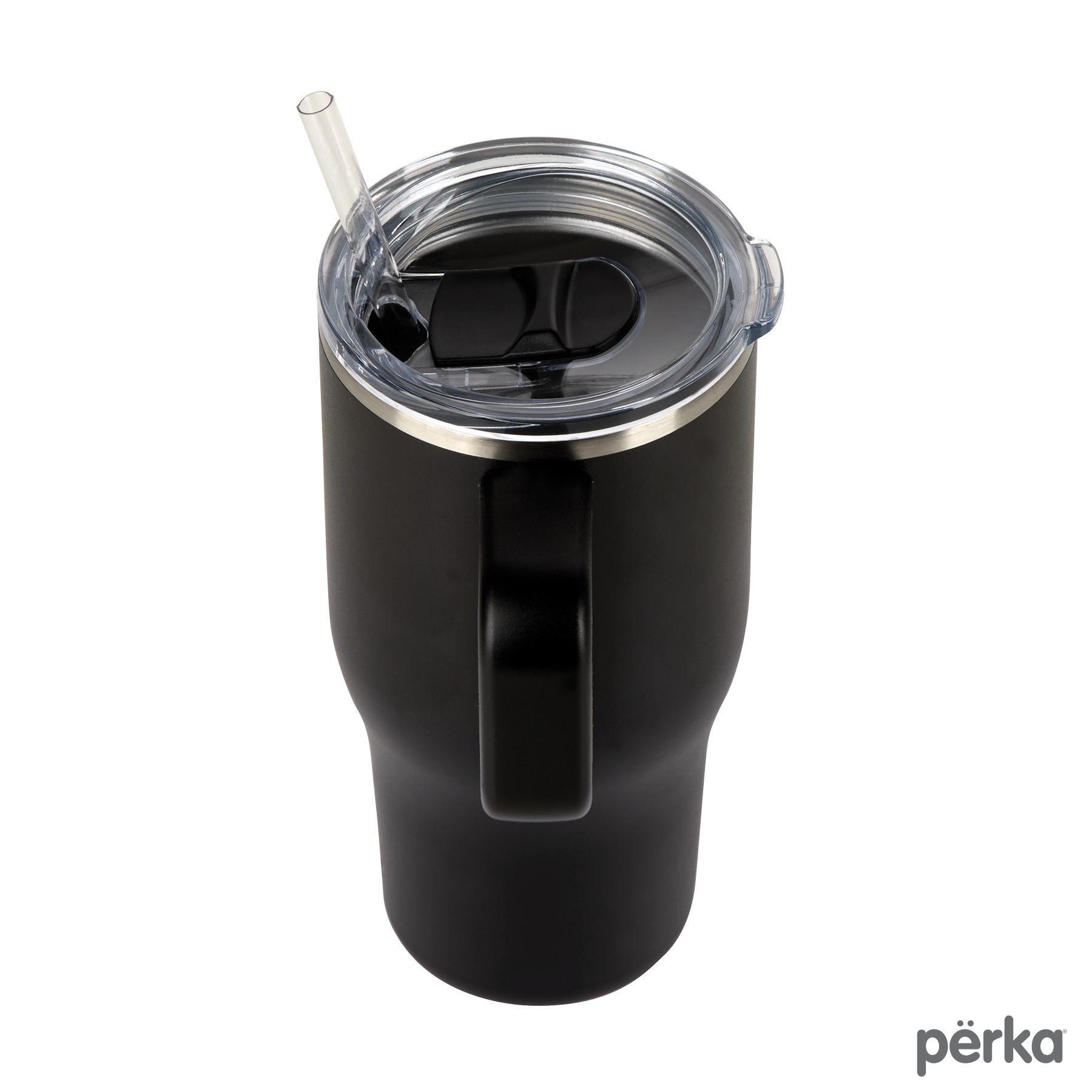 Perka® Myrton 20 oz. Double Wall, Recycled Stainless Steel Travel Mug 6