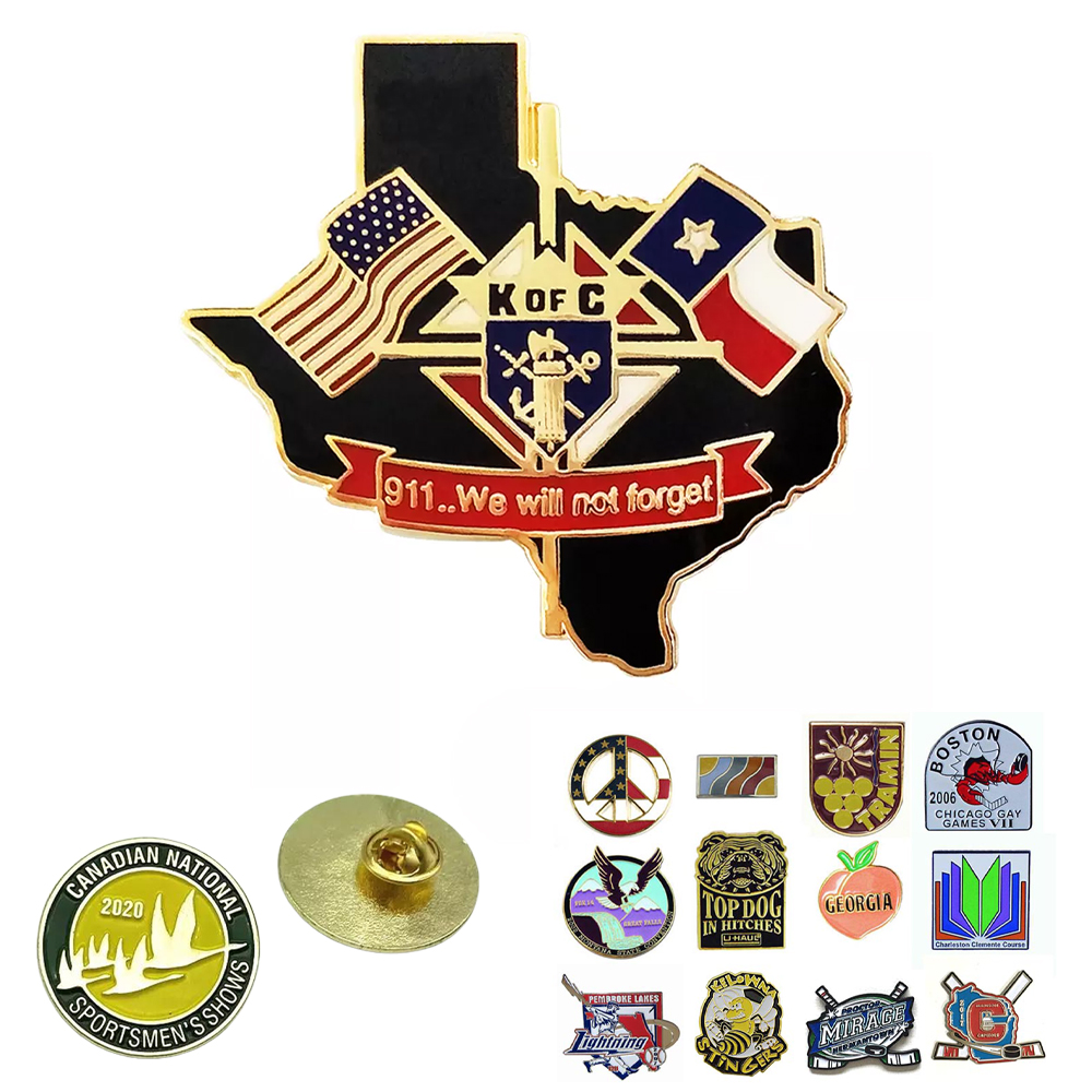 Custom Soft Enamel Iron Lapel Pin - 1". More sizes available 2