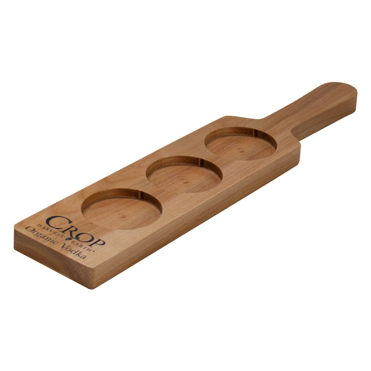 Paddle Style Beer Flight 3-Pocket