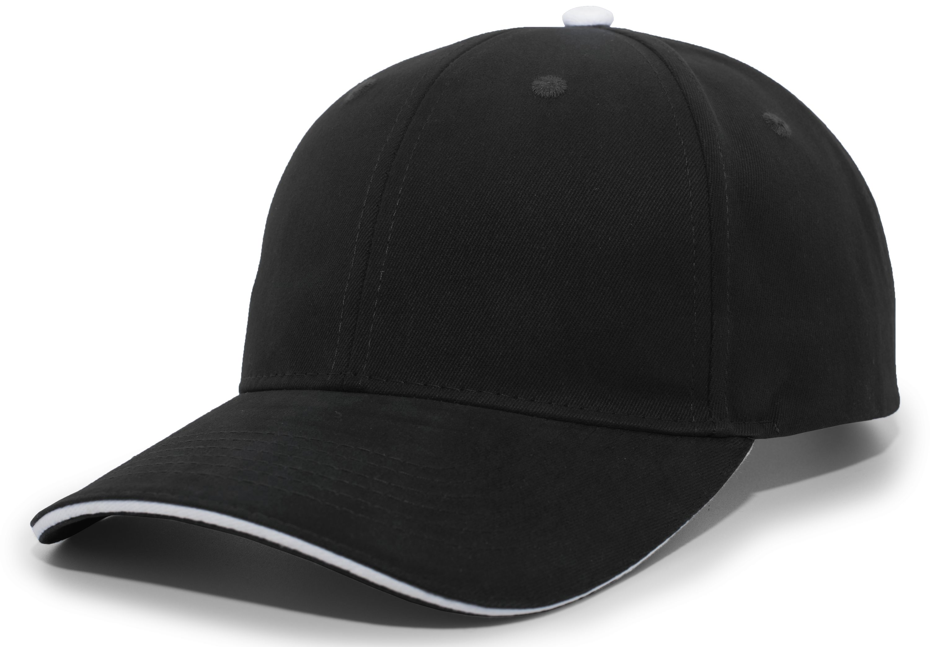 Brushed Twill Cap With Sandwich Bill 10