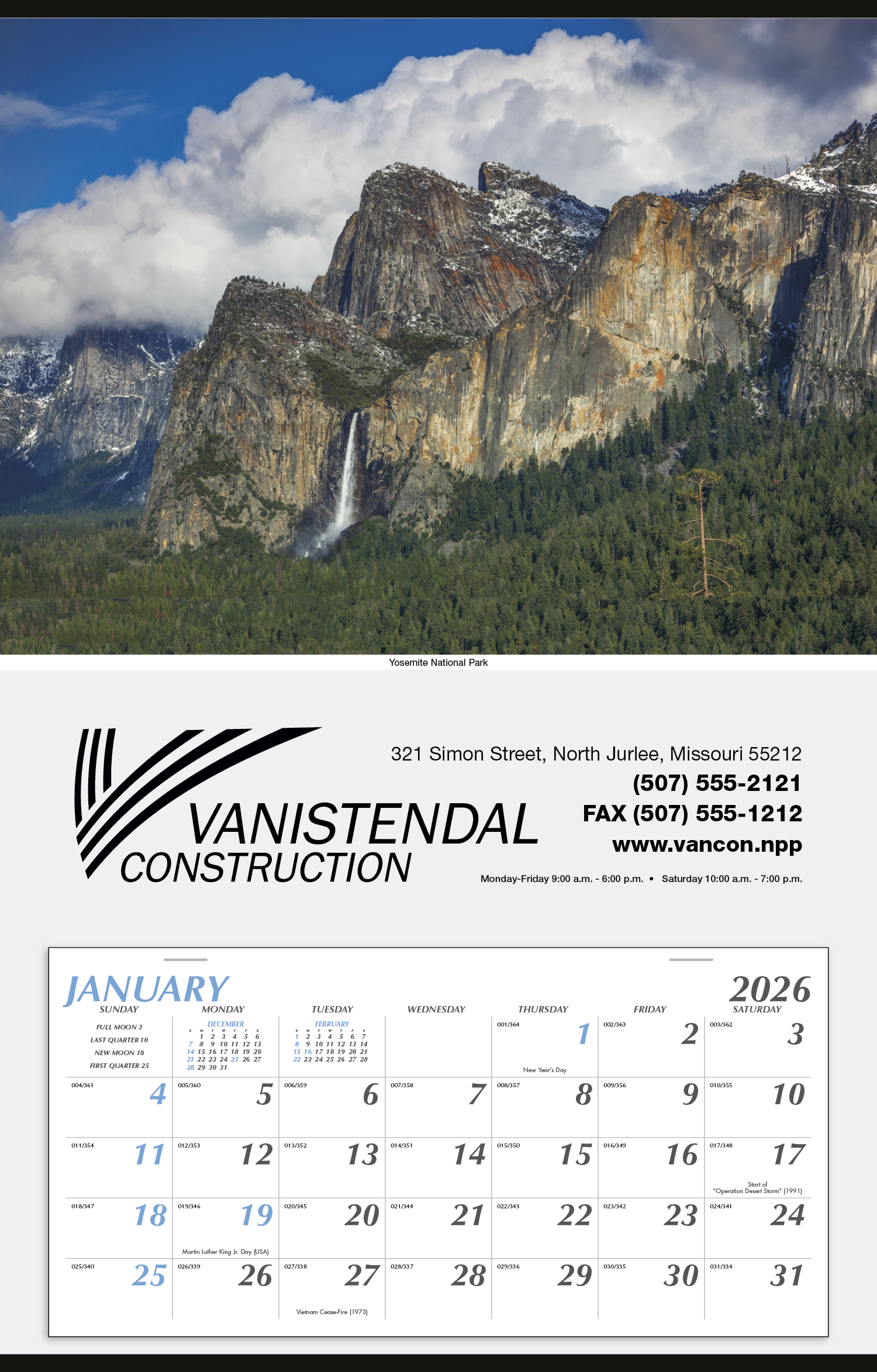 Triumph® Calendars Large Hanger Calendar