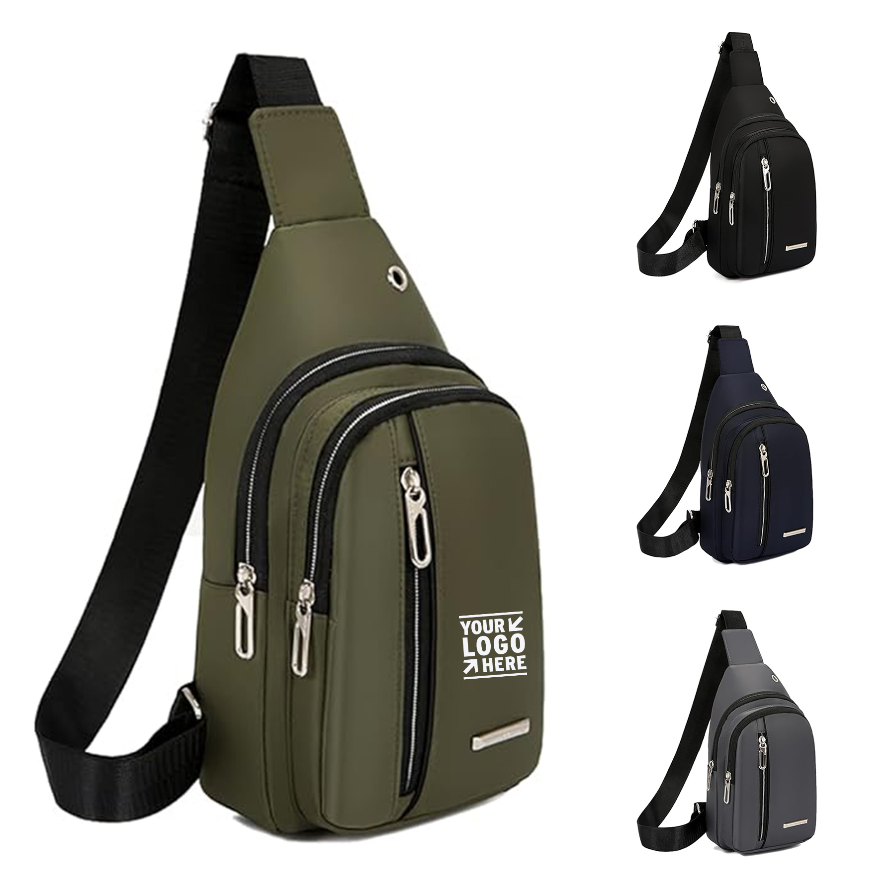 Outdoors Small Sling Crossbody Bag with Adjustable Shoulder Strap 2