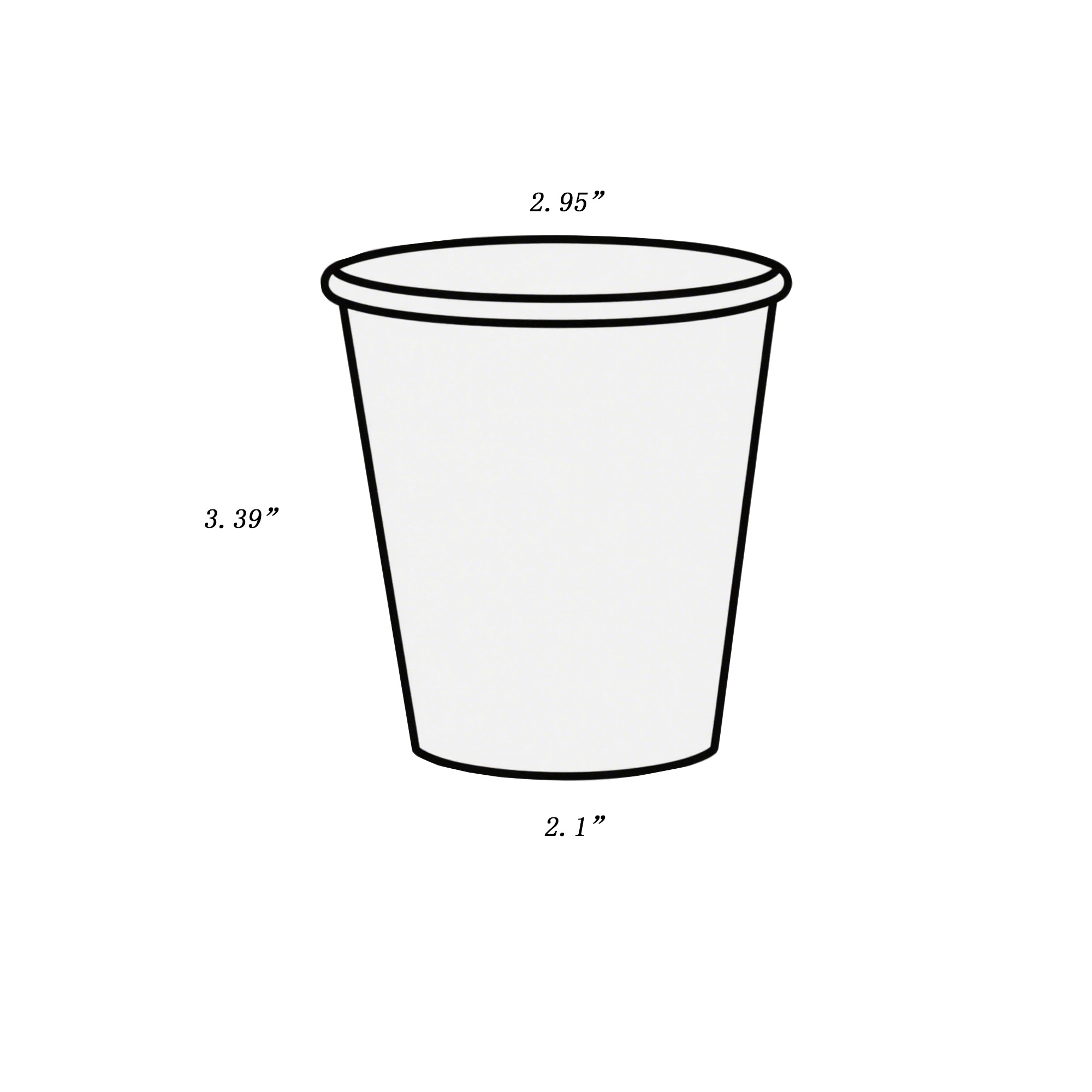 9oz. Disposable Paper Cup 1
