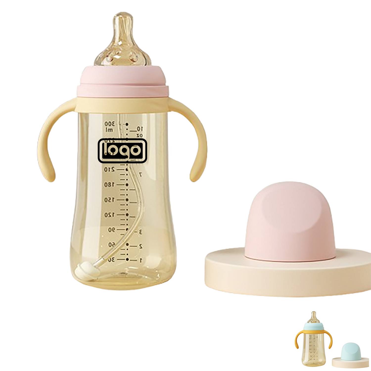 10oz Dual-Use Baby Feeding Bottle - Safe & Durable 4