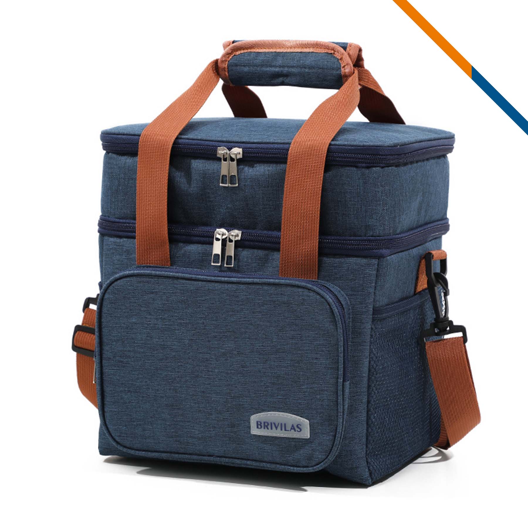 Zorit Double Layer PEVA Crossbody Cooler Bag 3