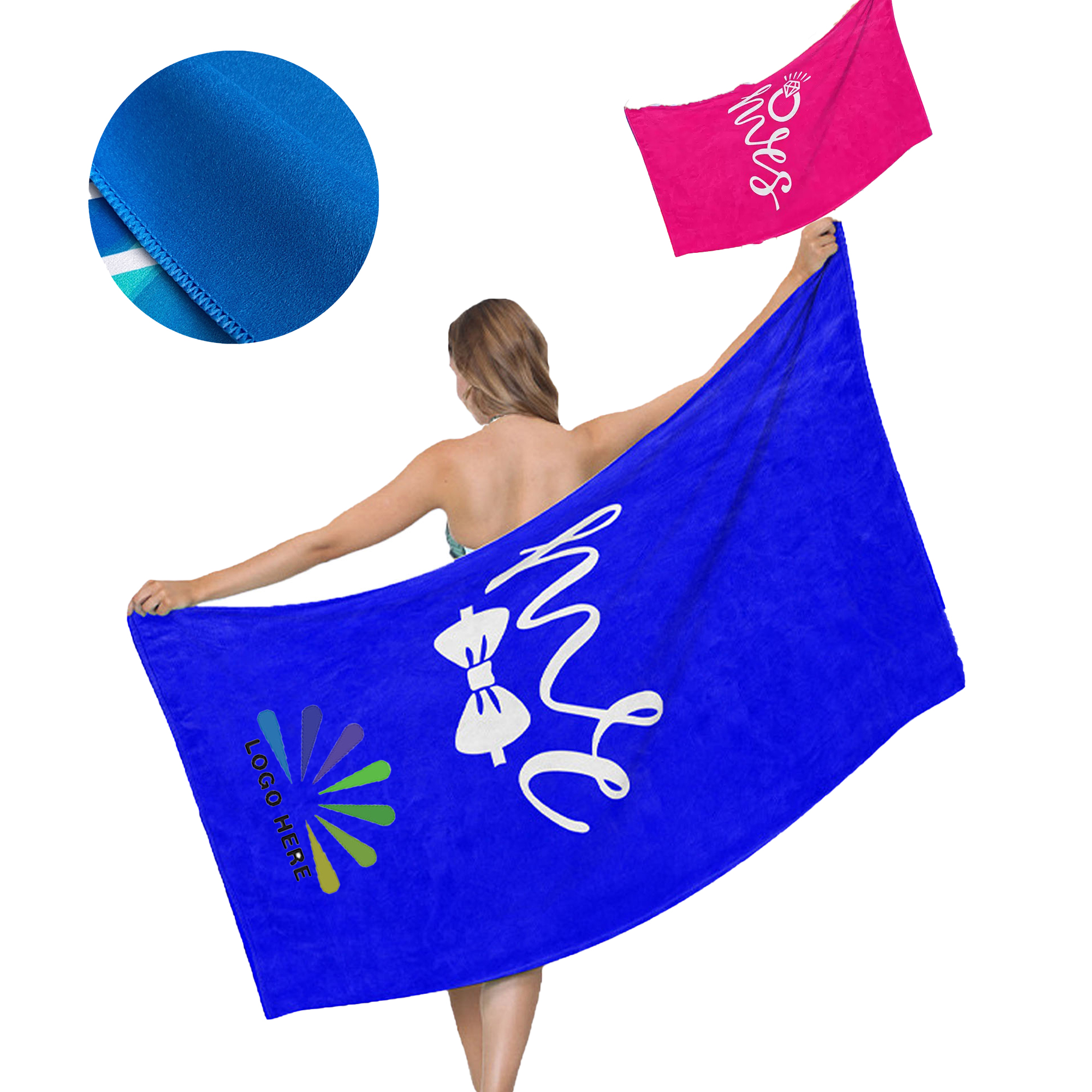 Customizable Soft Fabric Beach Towel 2