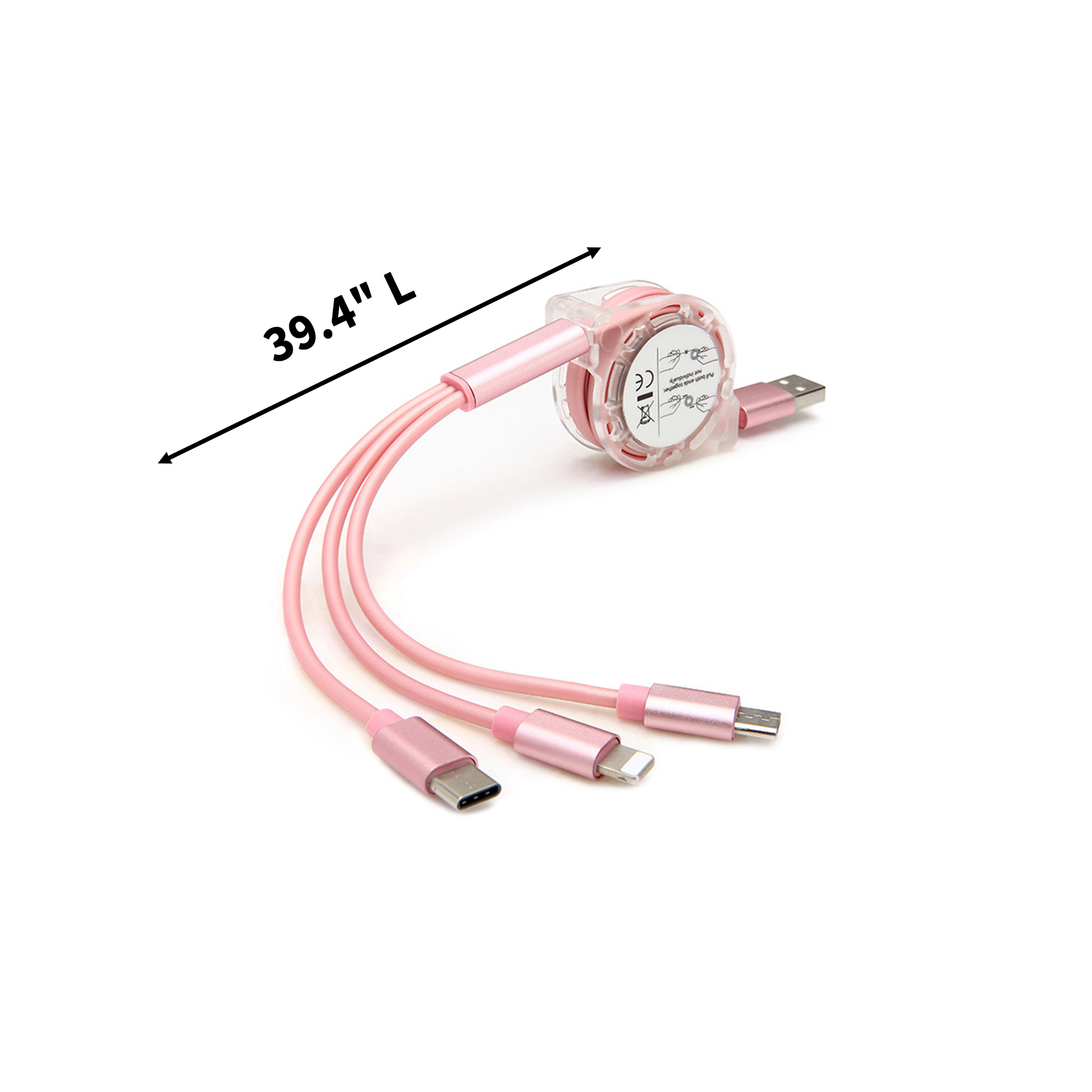 Three In One Retractable Charging Cable 6