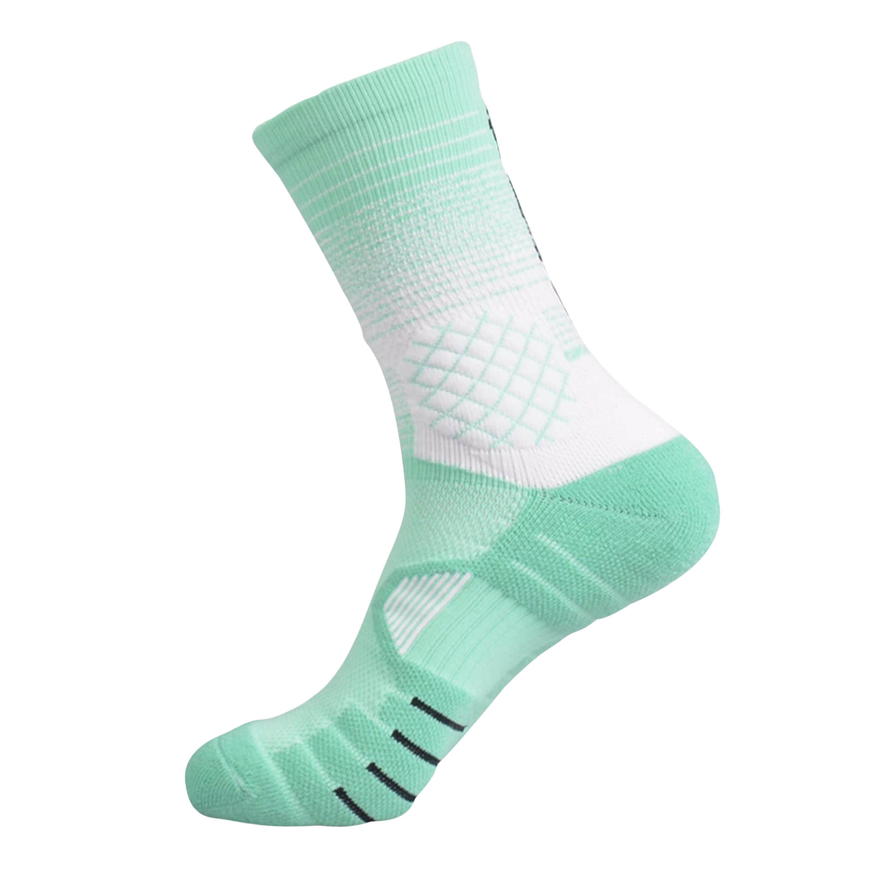 Full-Color Jacquard Mid-Calf Sports Socks 2