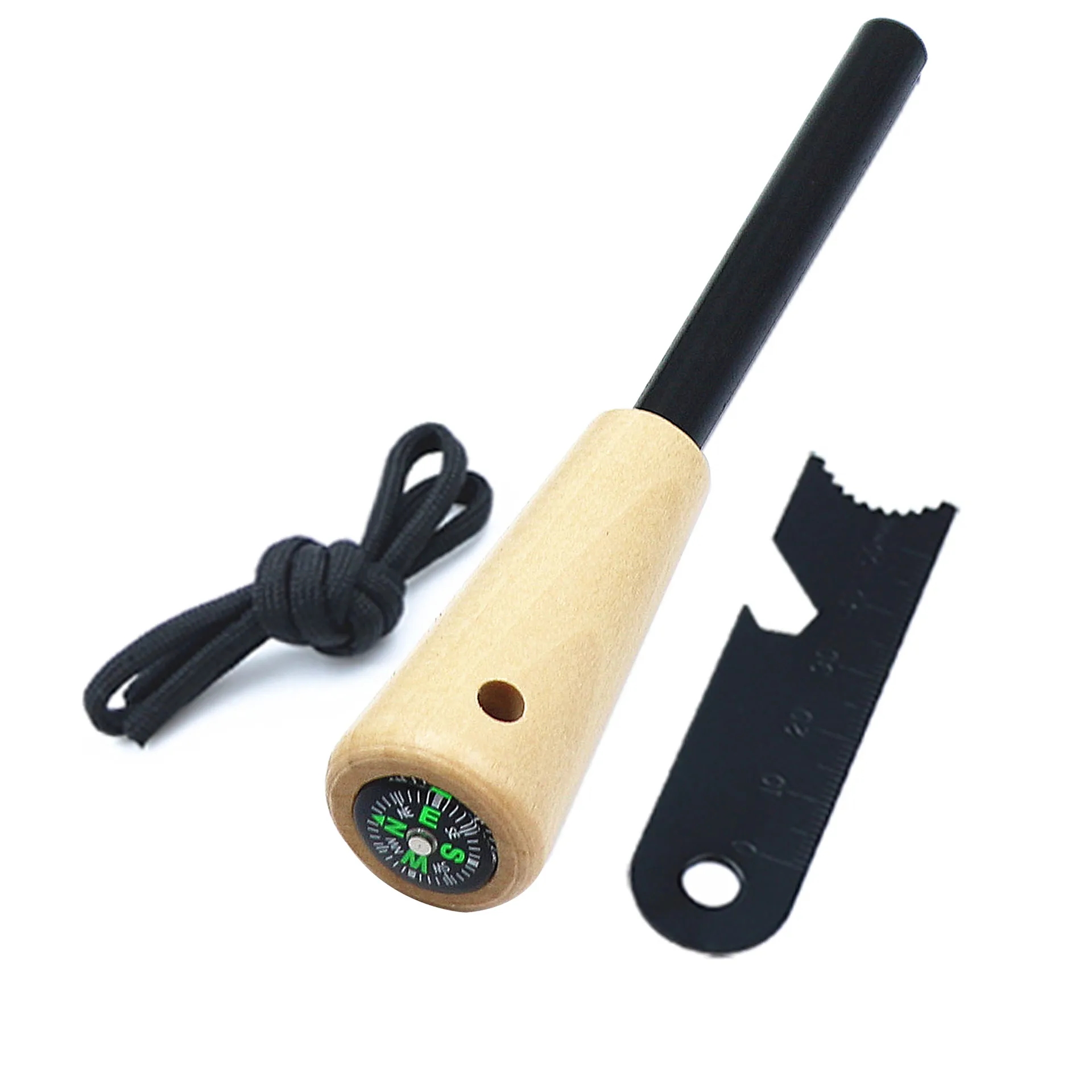 Camping Magnesium Rod With Compass 3