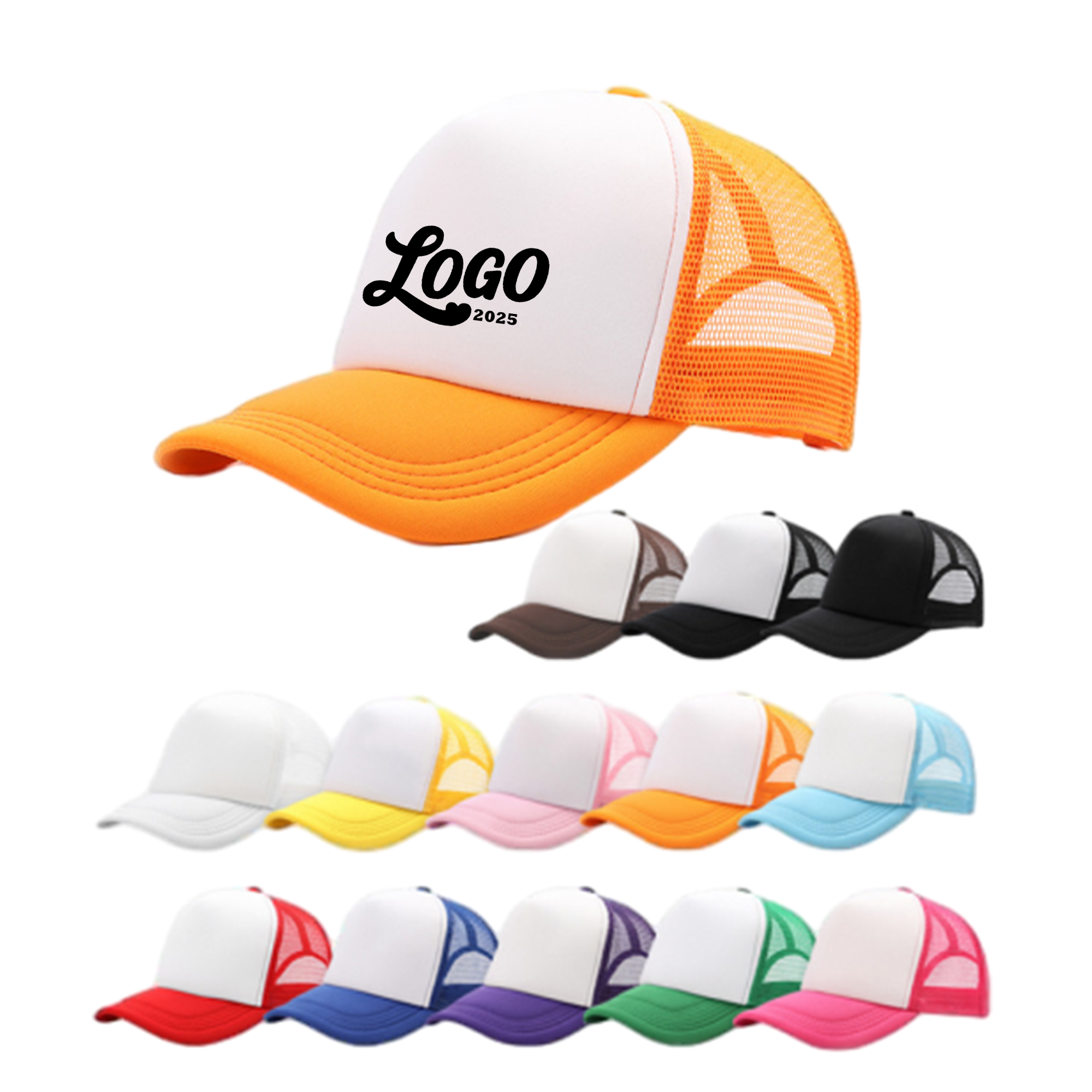 Summer Light Sunshade Breathable Sponge Mesh Hat 1