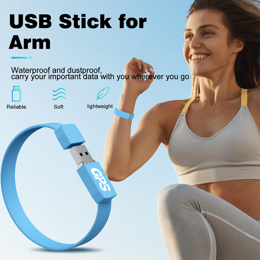 2GB-USB Sports Silicone Bracelet 2