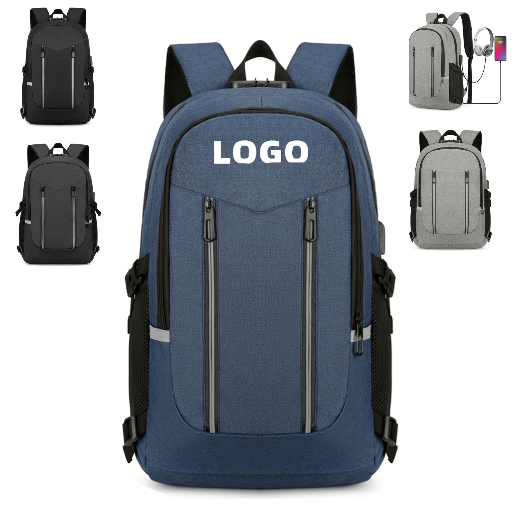 USB Chargeable Computer Backpack 2