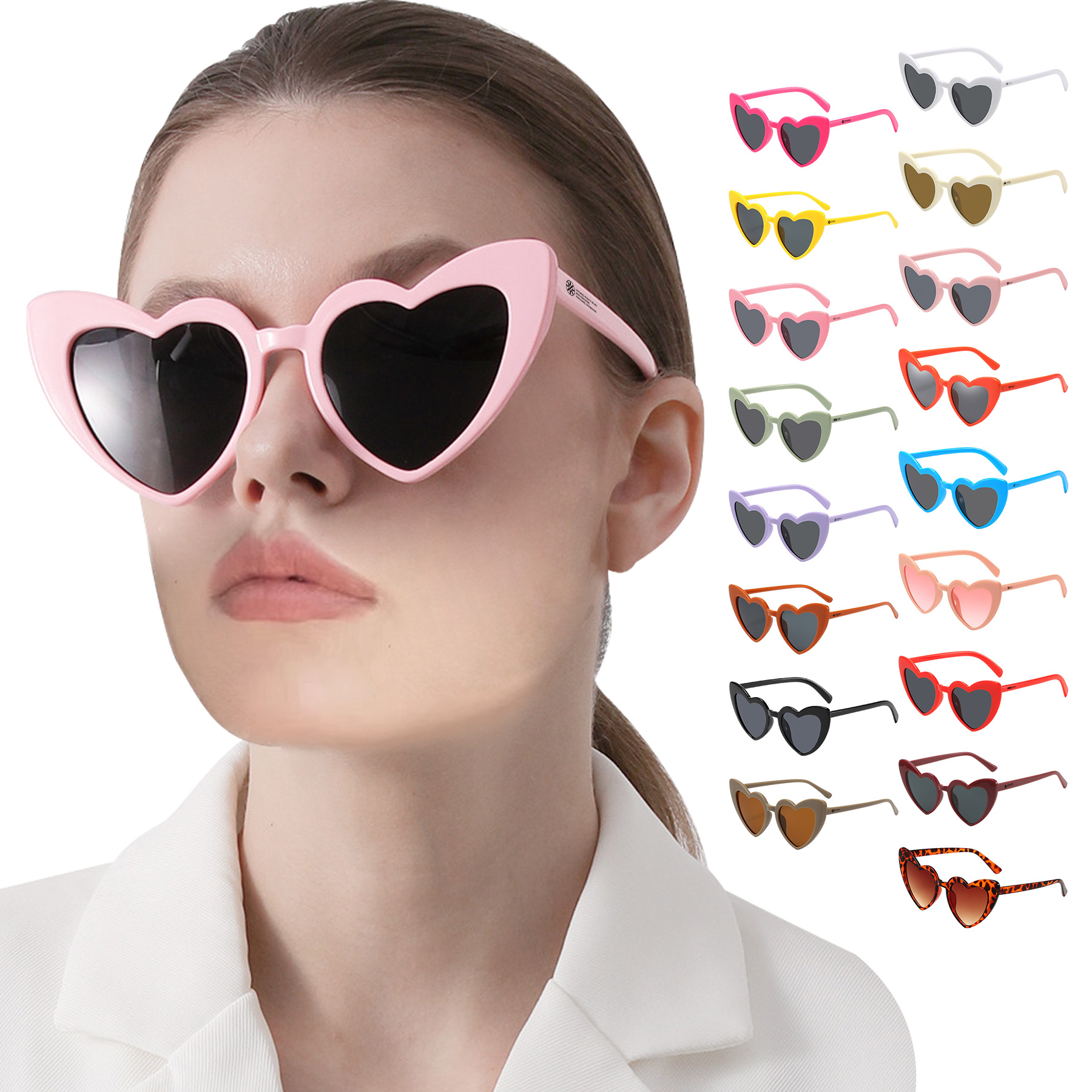 Retro Heart-Shaped Sunglasses 6