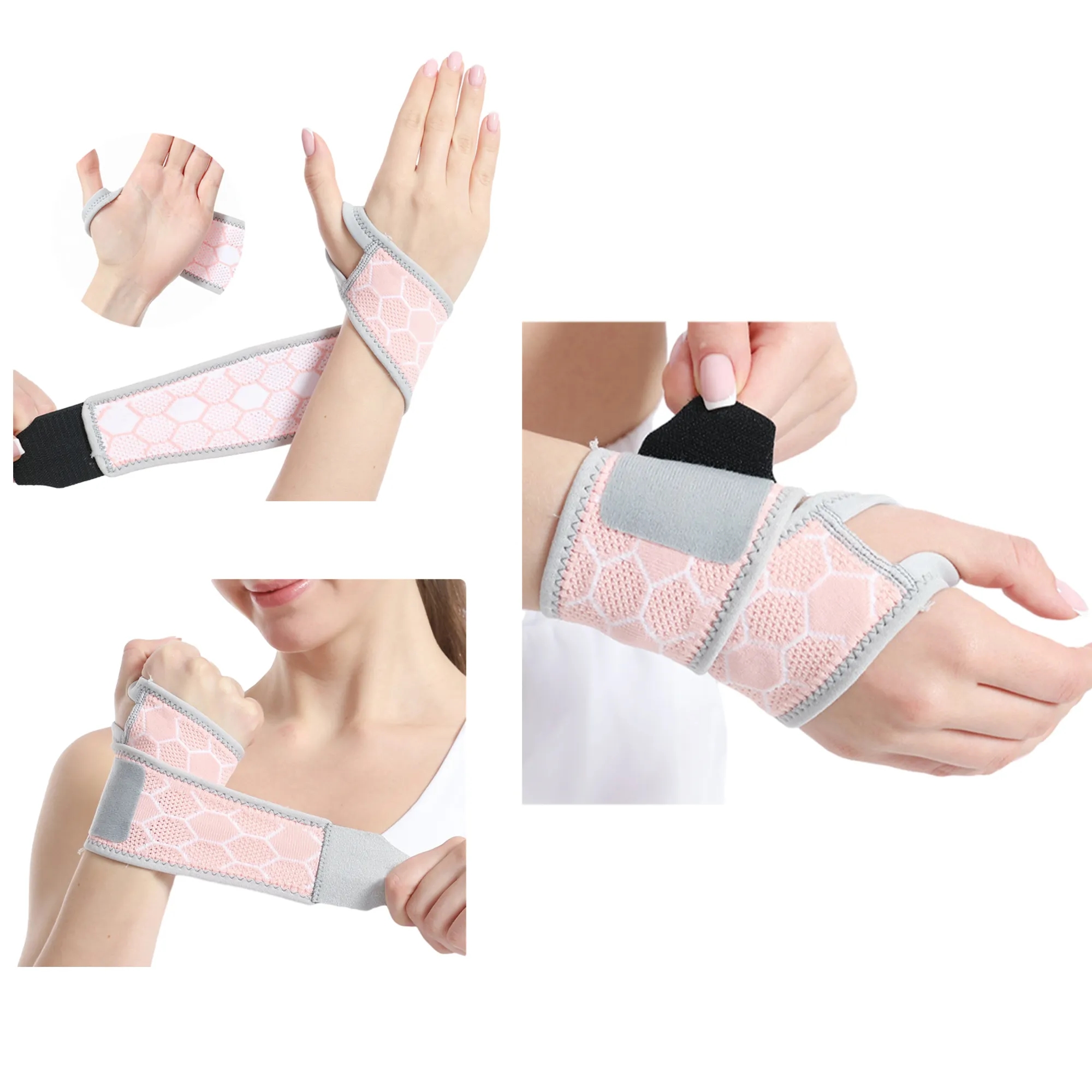 Prevent Sprain Compress Wrist Braces Sports Wristband 3