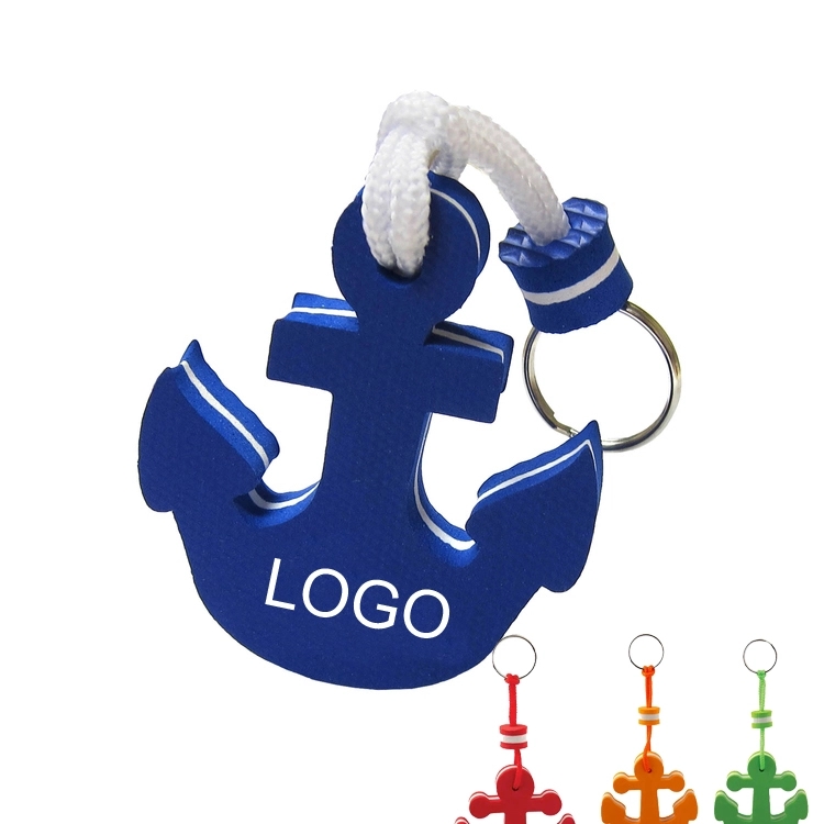 Anchor Shaped Floating Key Chain 1