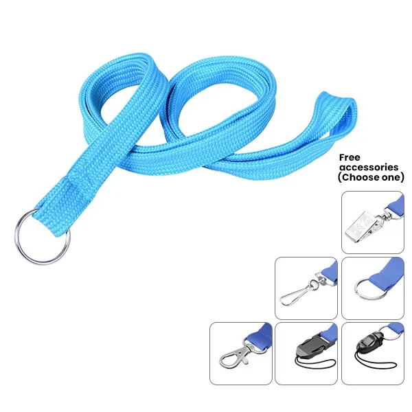 3/8" Imprinted Tubular Lanyards 1