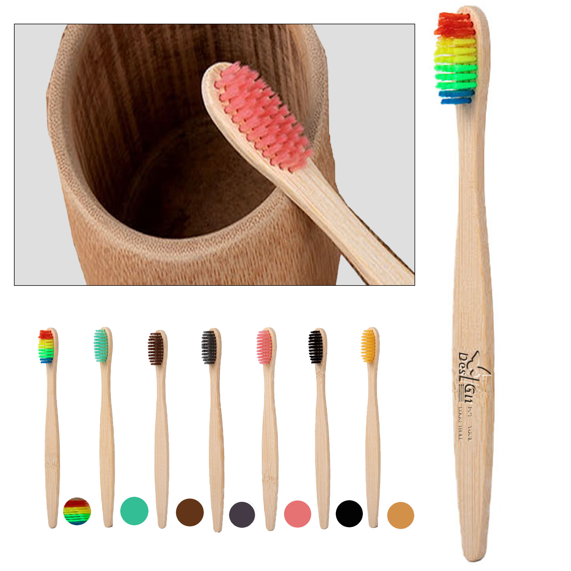 Disposable Bamboo Toothbrush 2