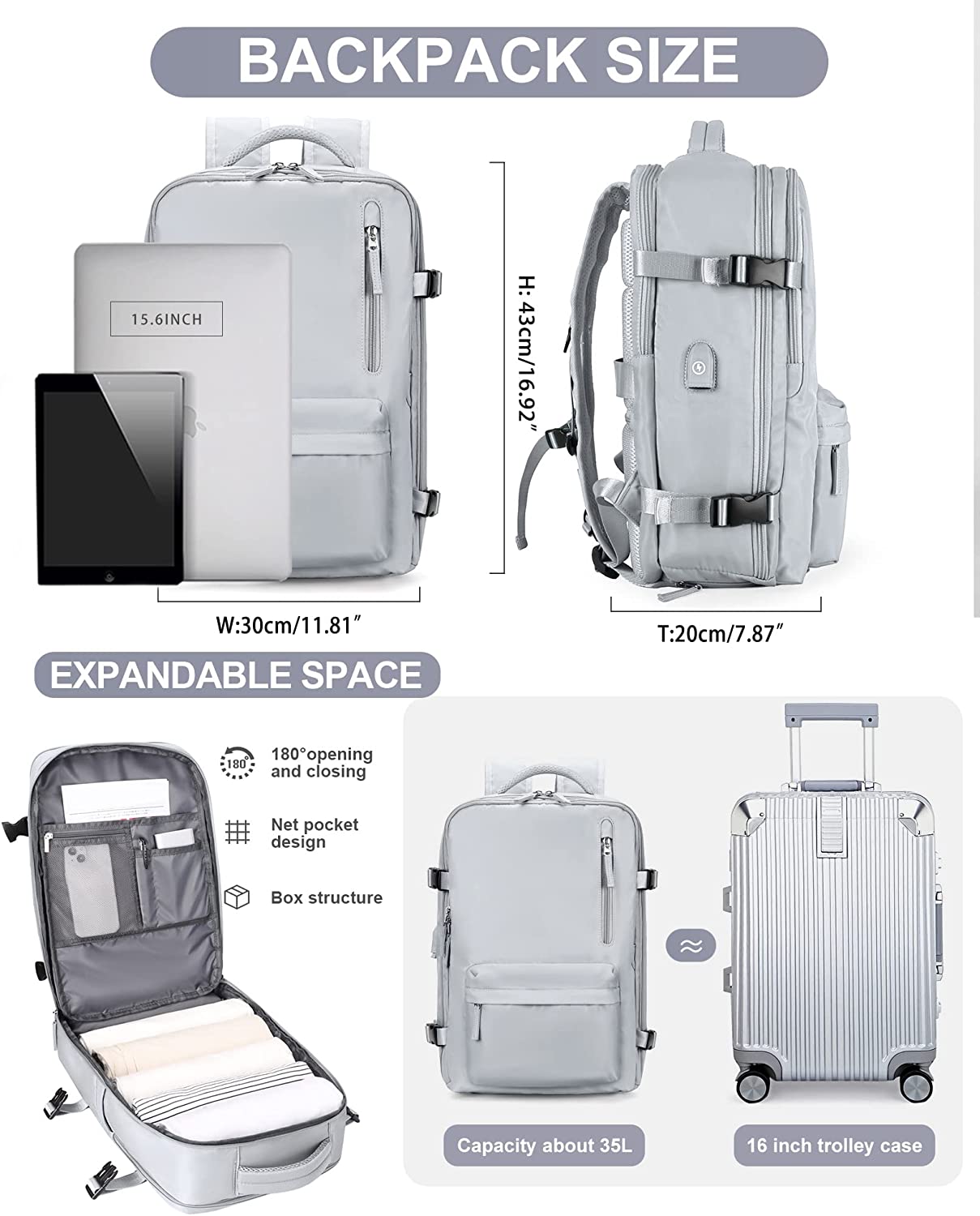 Large Travel Backpack 2