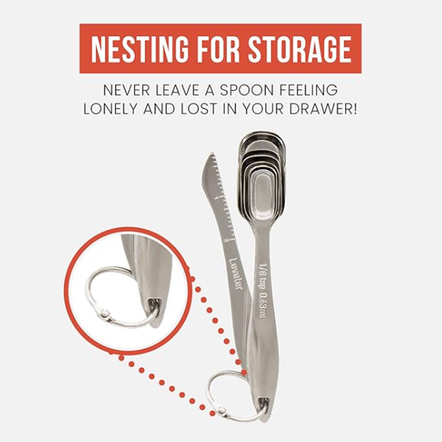 7Pcs Measuring Spoon Set 7