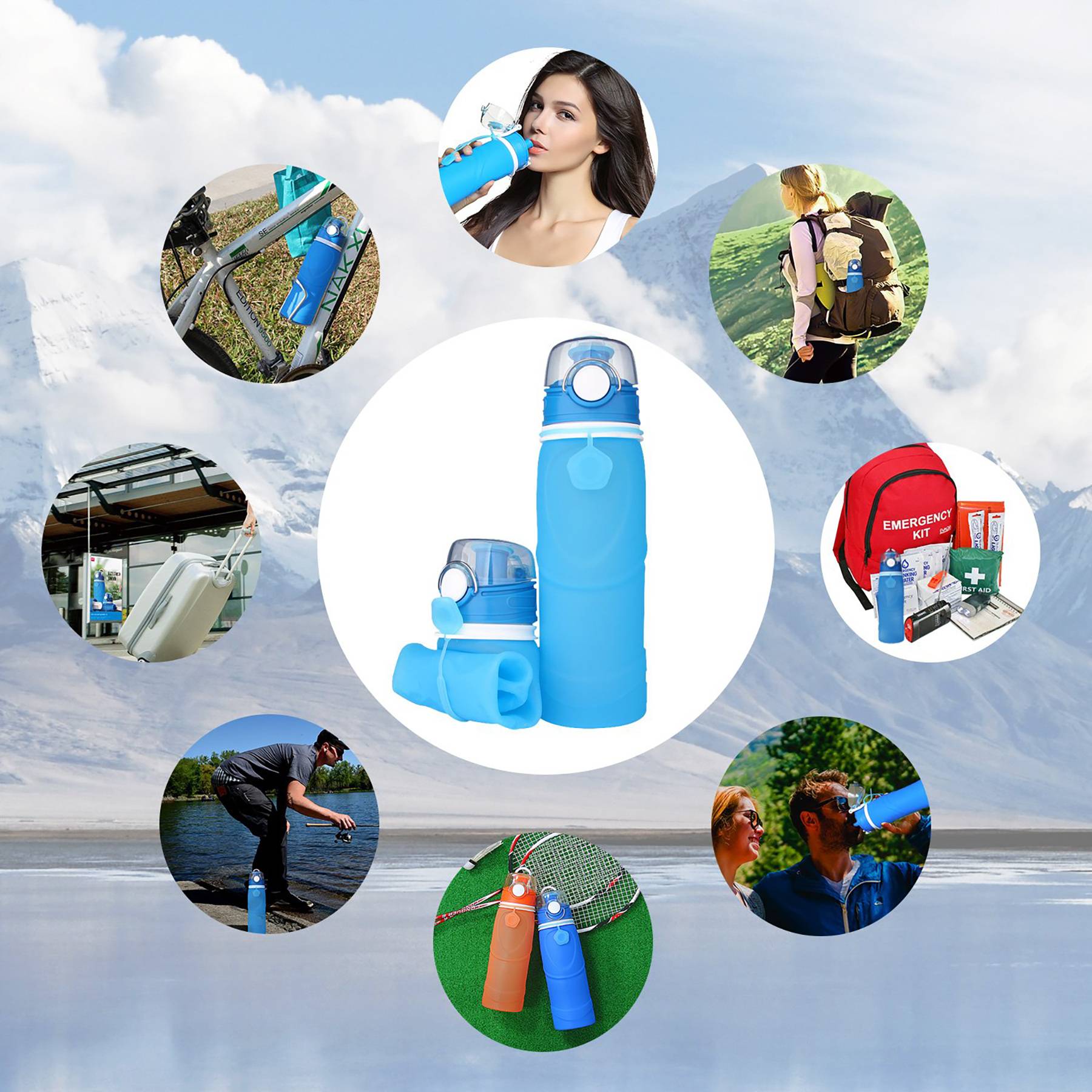 34oz Collapsible Water Bottle 7