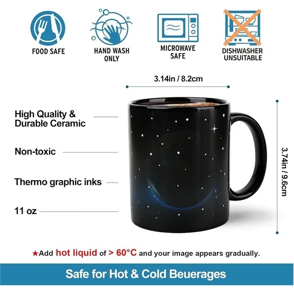 11oz Color Changing Ceramic Mug 1