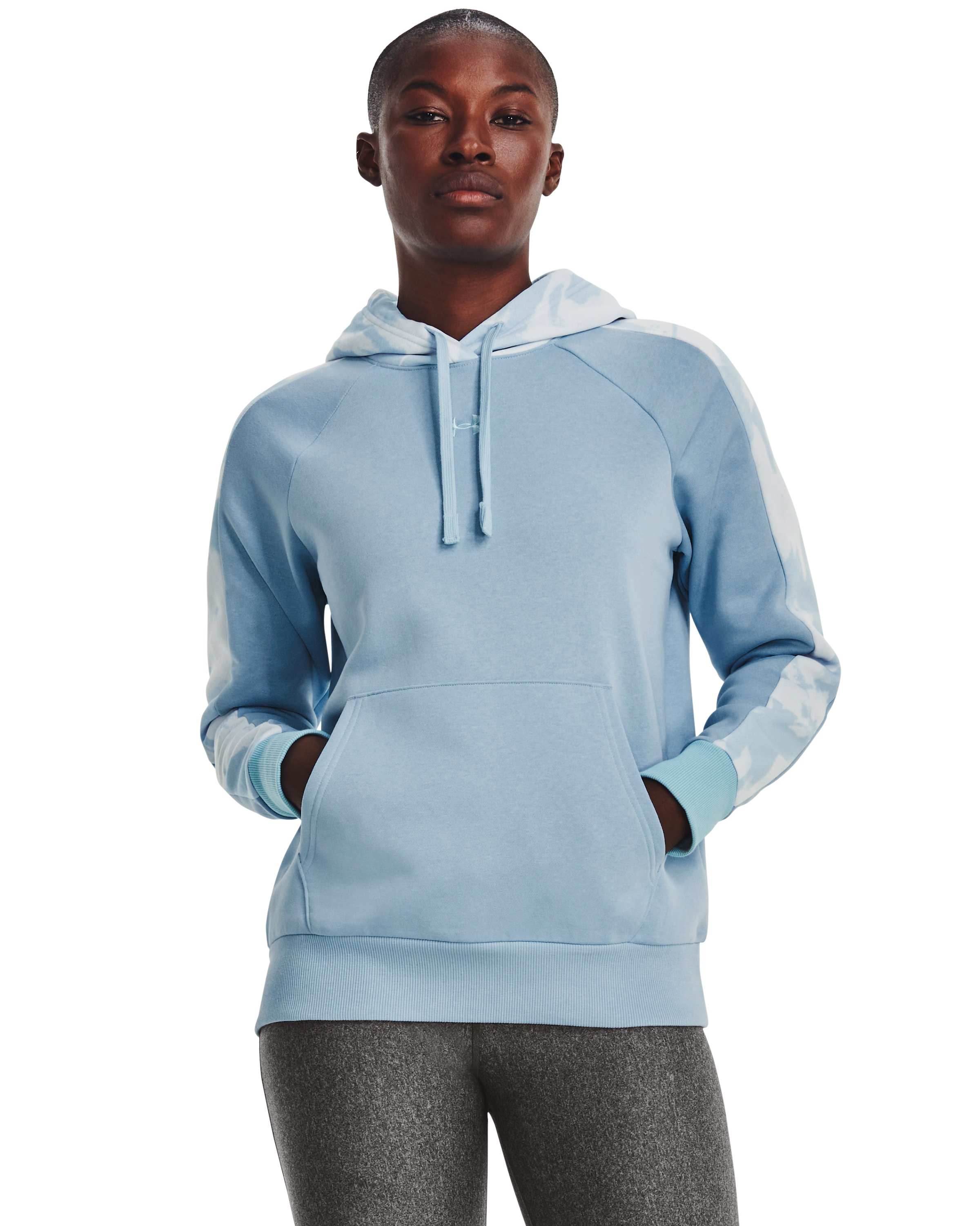 UA Rival Fleece Blocked Women's Hoodie 1
