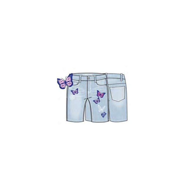 Girls Royal Bermudas - Size 4-6X 12pcs