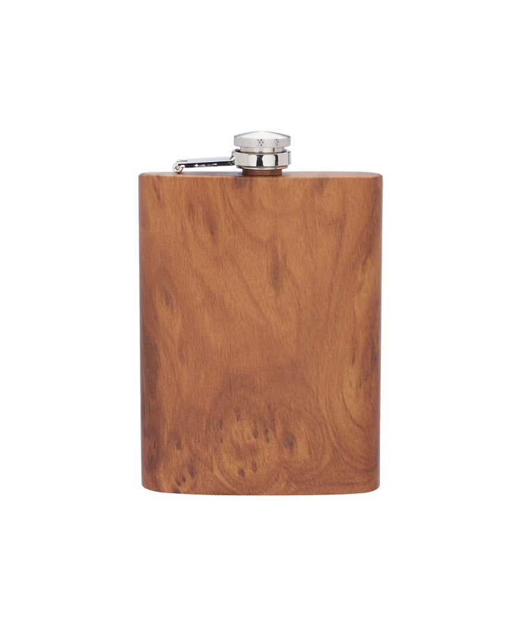 Union Printed - 8 oz. Verano Stainless Steel Hip Flask 6
