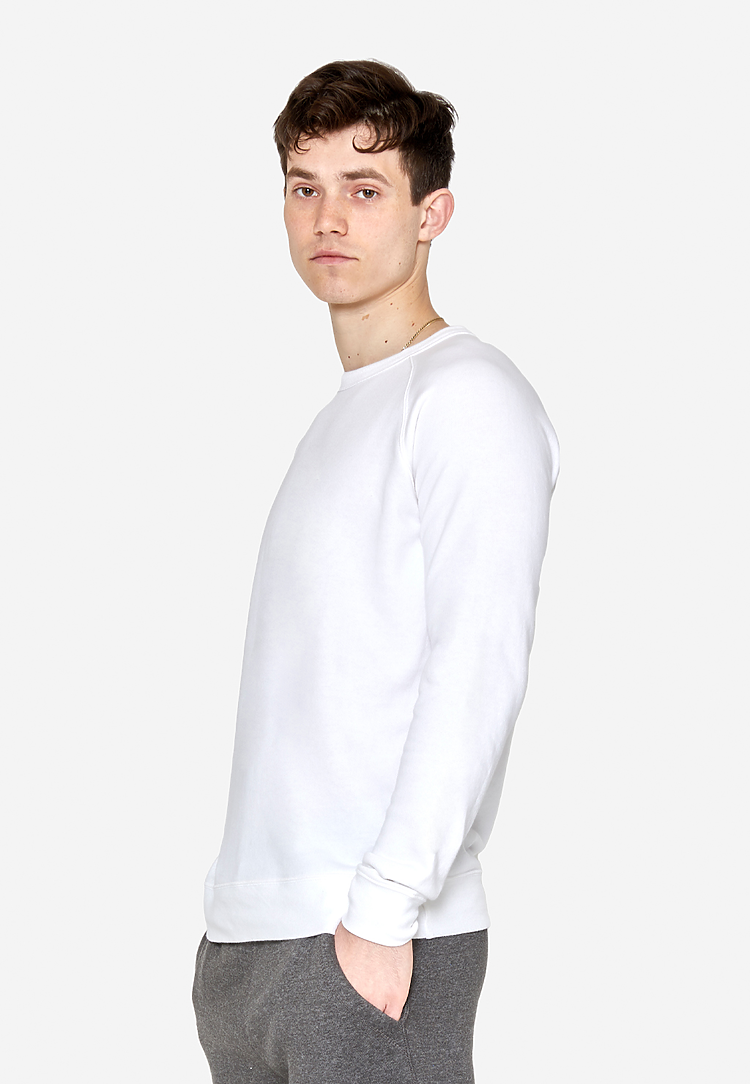 French Terry Raglan Crewneck, custom hoodie or sweatshirt with logo imprint 8