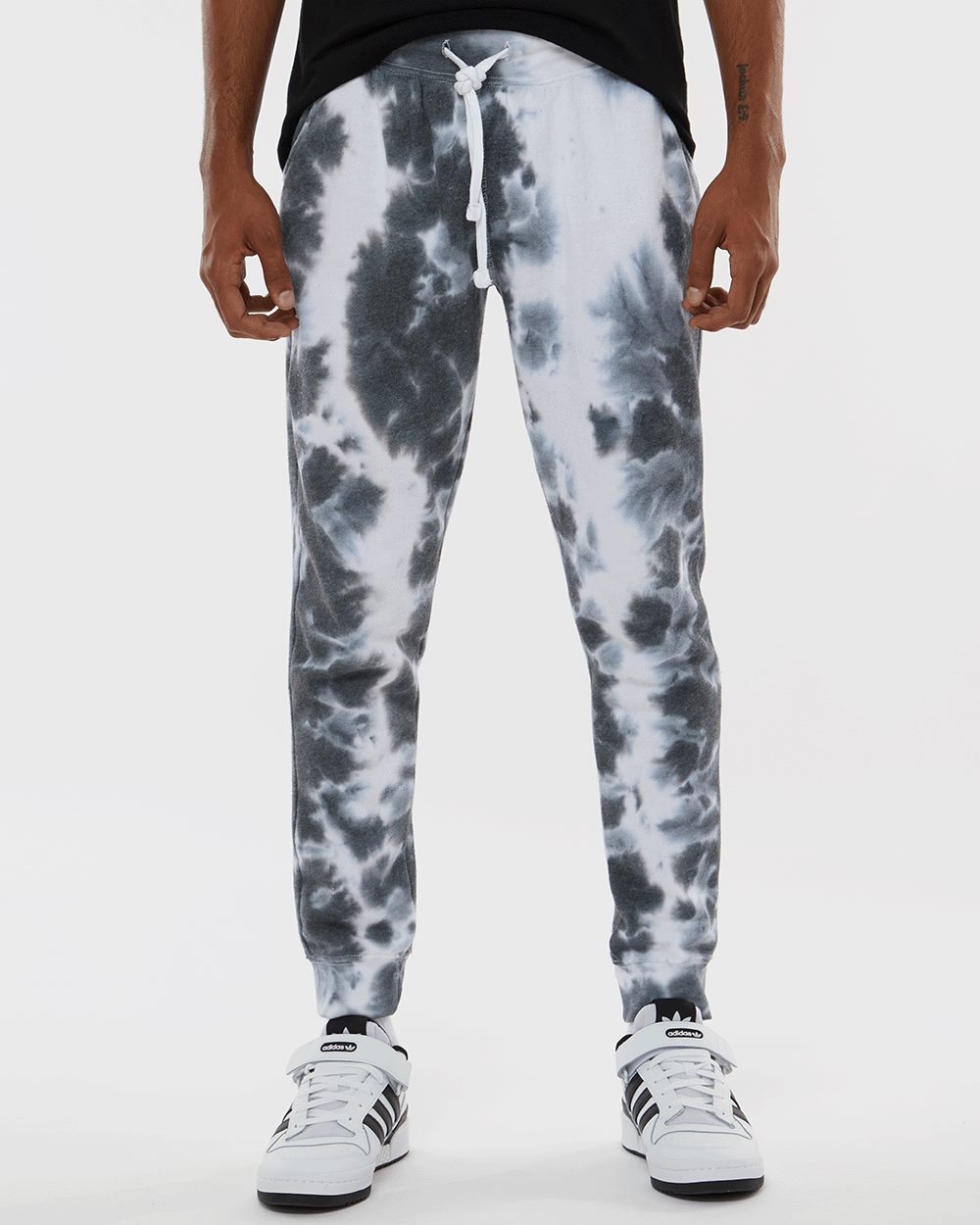 Unisex Tie-Dyed Fleece Joggers - 8884 17
