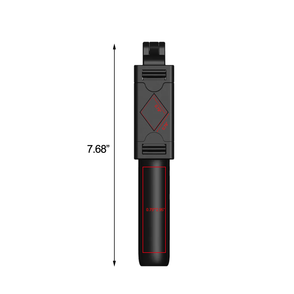 Selfie Stick Intergrated Tripod Stand with Wireless Remote for Mobile Phone