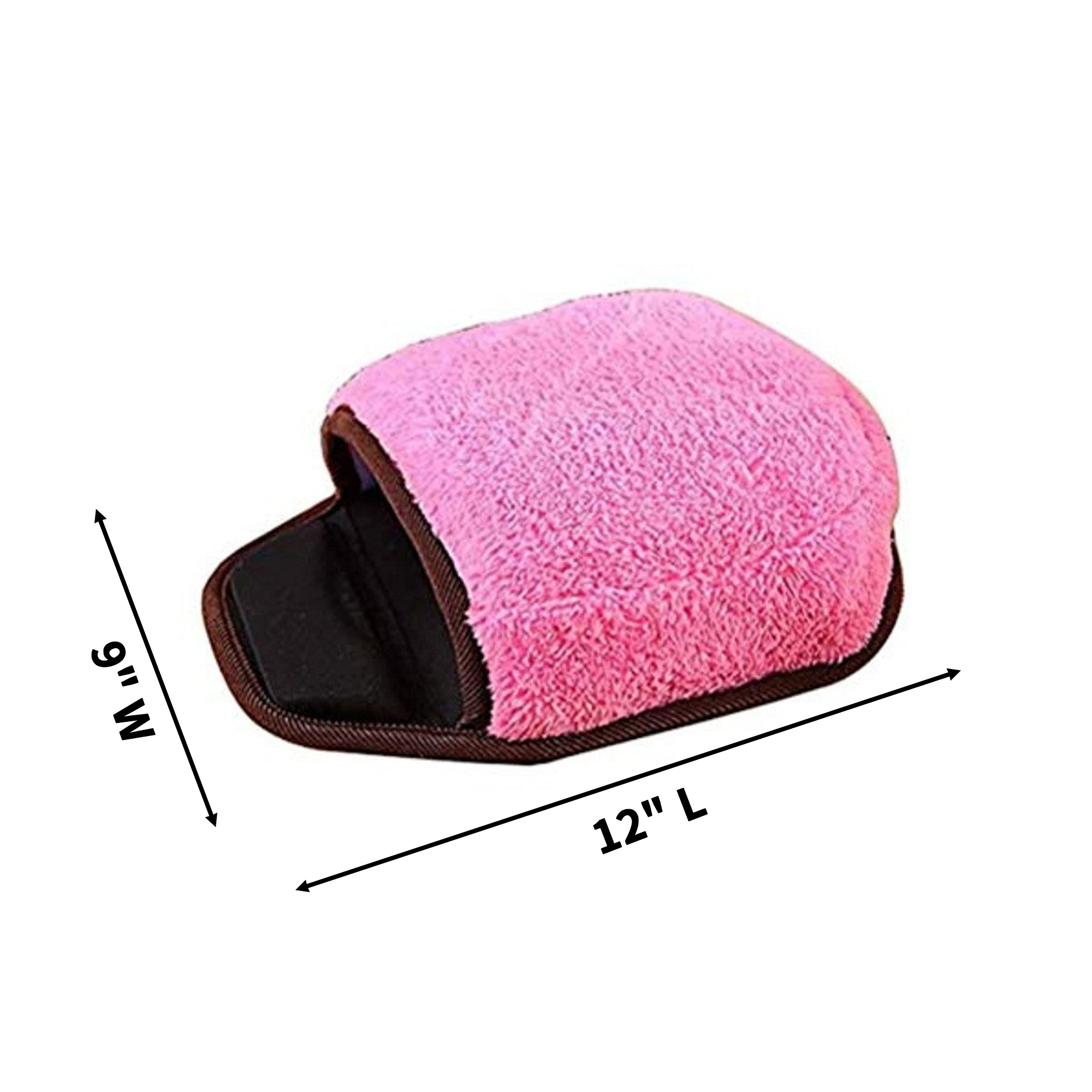 USB Powered Hand Warmer Mouse Pad 12" By 9" Short Plush 4