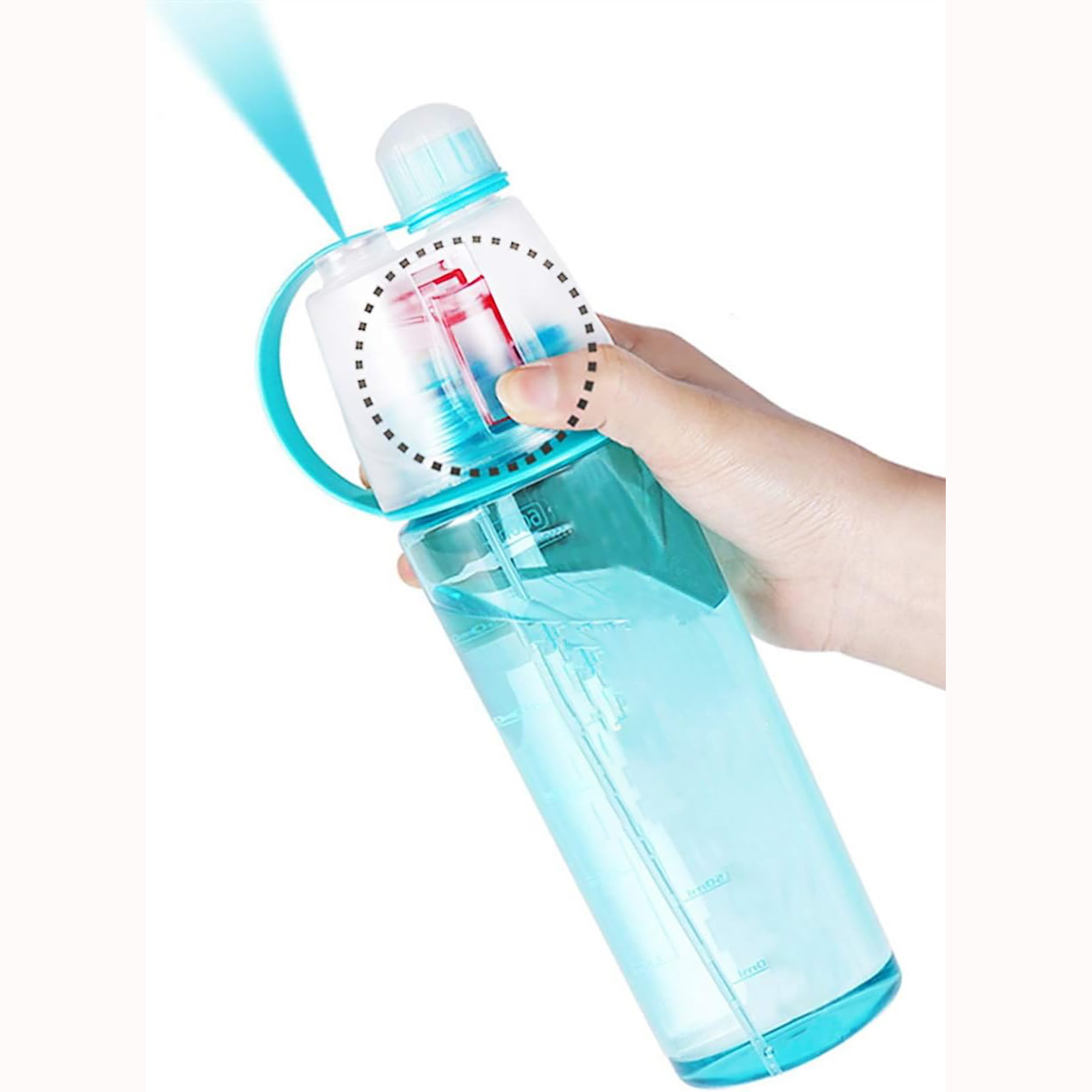 Spray Water Bottle for Drinking Sports 3