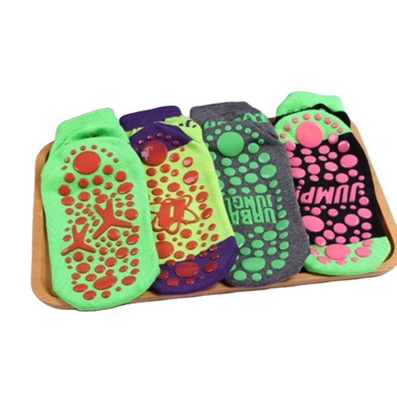 Anti Slip Grip Crew Socks 15