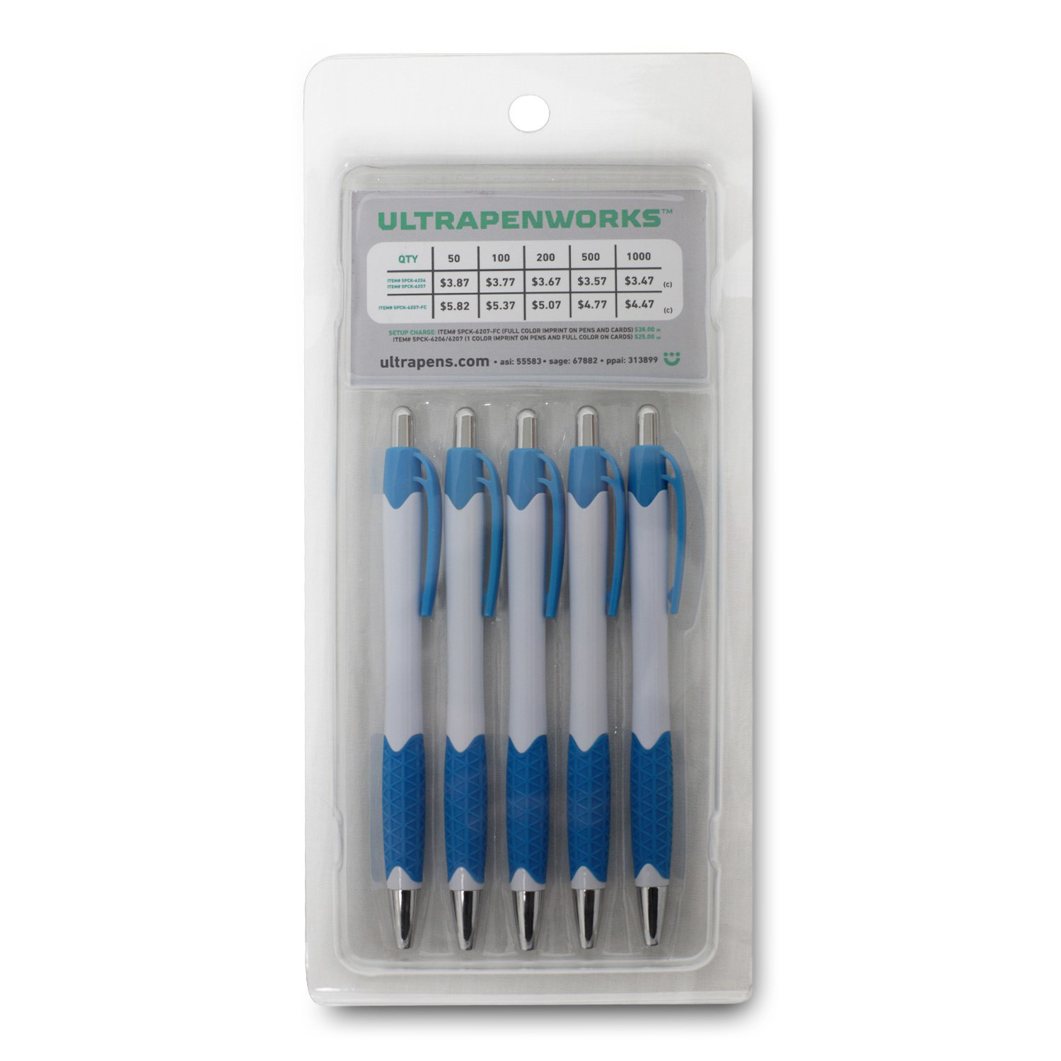 5-Pack of Item# 6207/6206 5