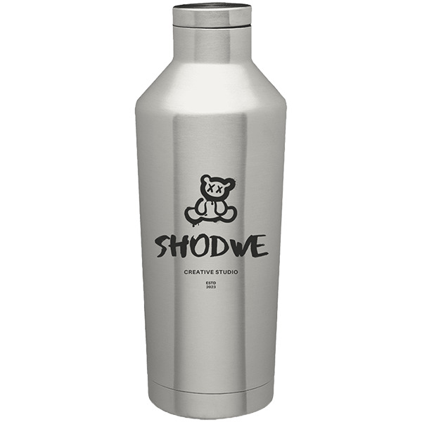 Stainless Steel Vacuum Water Bottle - Double Wall, 17 oz. 20