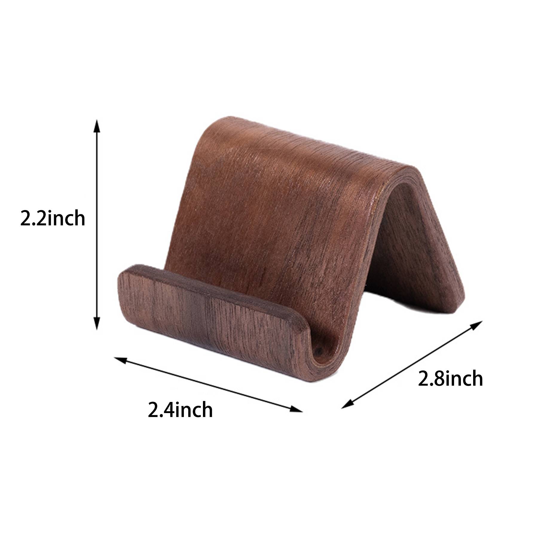 Walnut Phone Stand 5