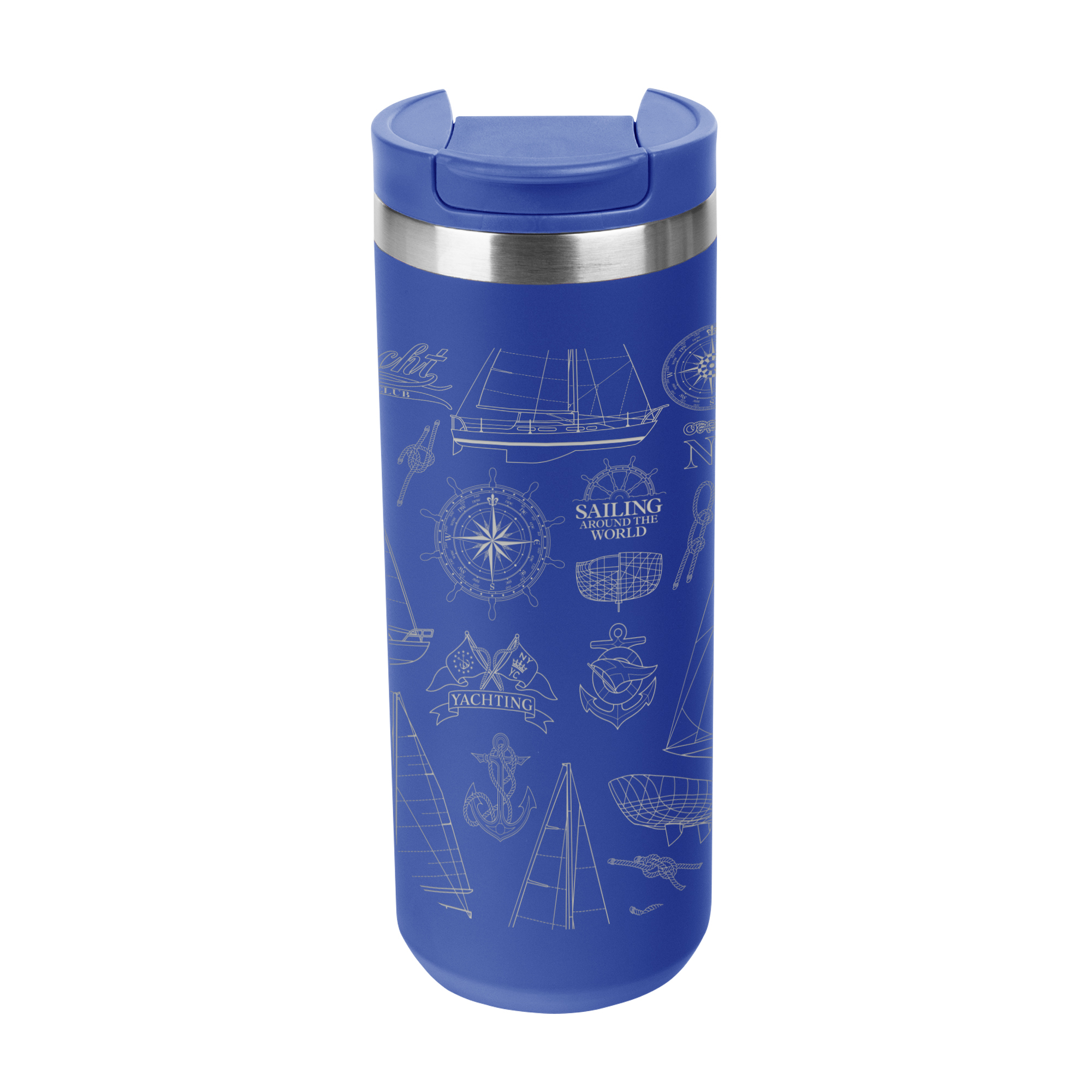 18 Oz. Full Laser Sienna Stainless Steel Bottle 6