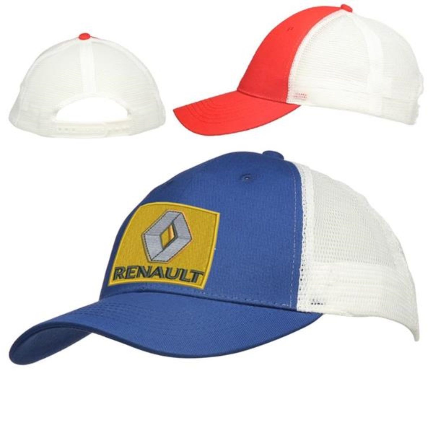 Two Tone Cotton Mesh Baseball Caps w/Custom Logo 6 Panel Cap 2
