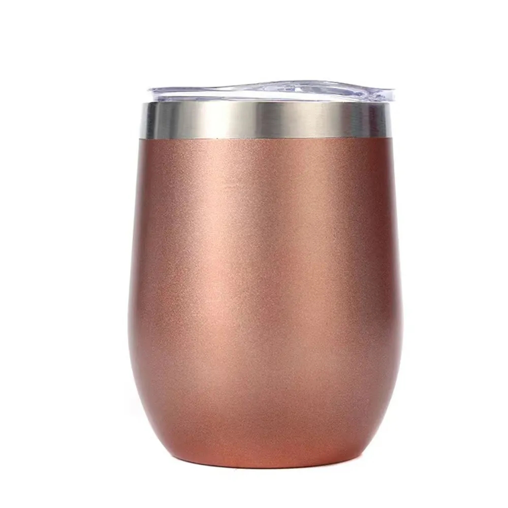 Stainless Steel Wine Tumbler with Lid Insulated Travel Mug 24
