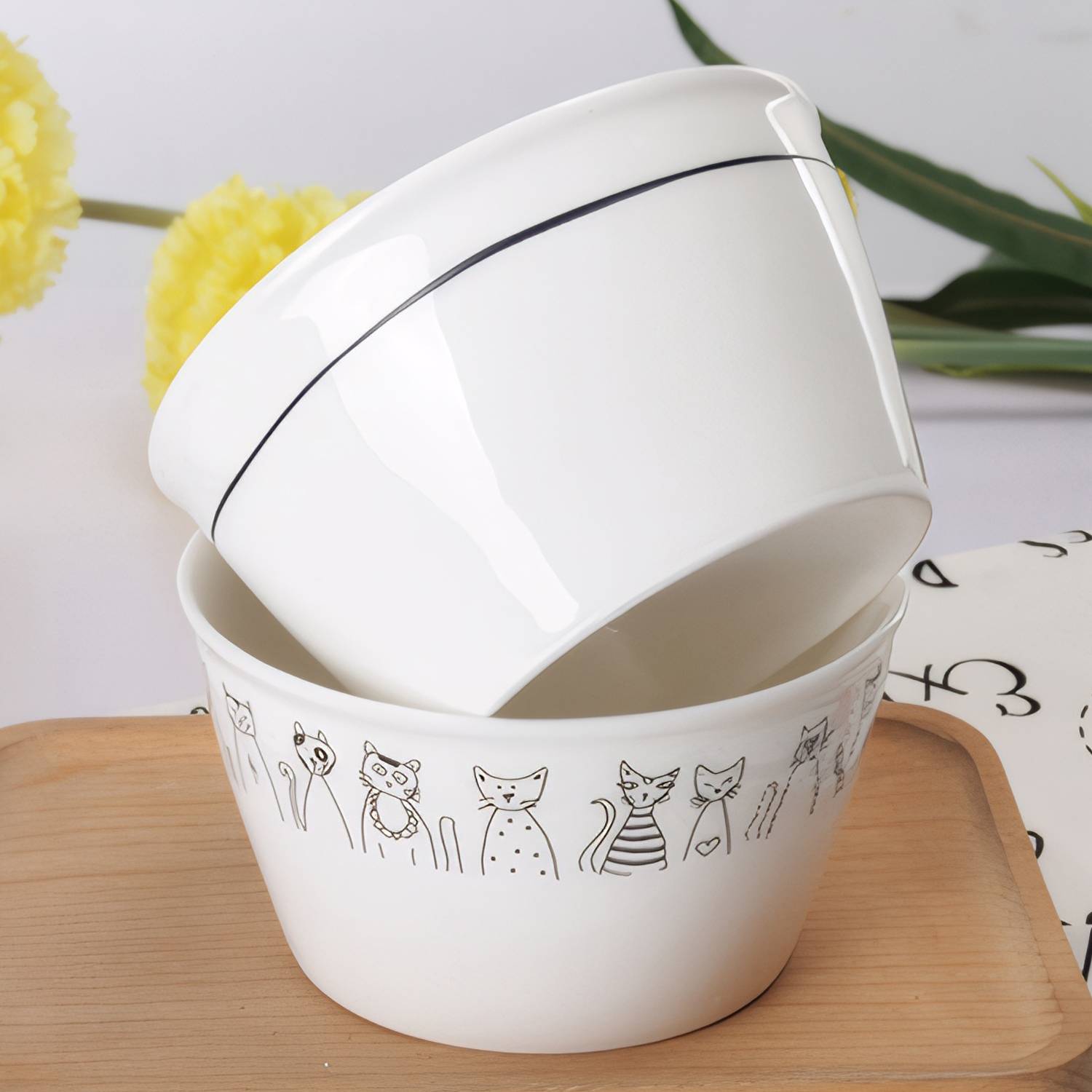 20oz Custom Ceramic Bowl for Home Use 8