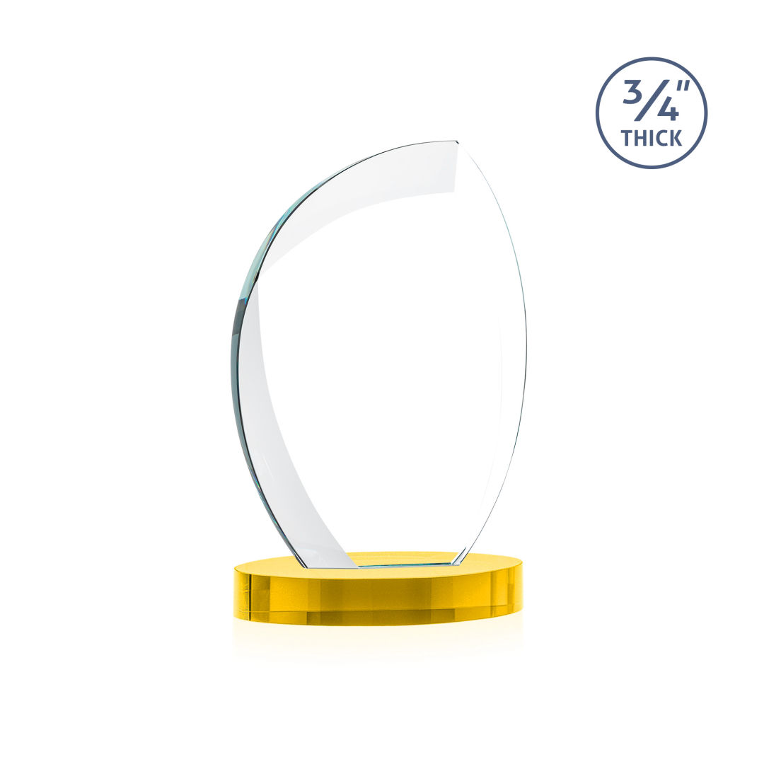 Wichita VividPrint™ Award on Alberton Base - Gold 2