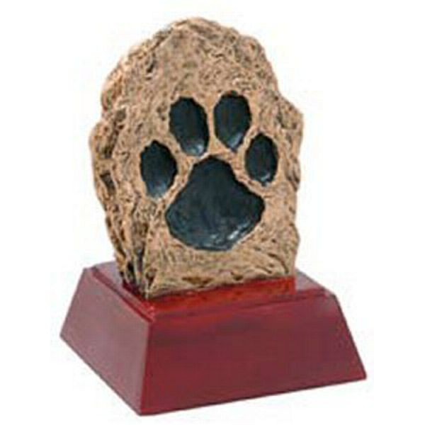 Paw Print Resin Sculpture 2