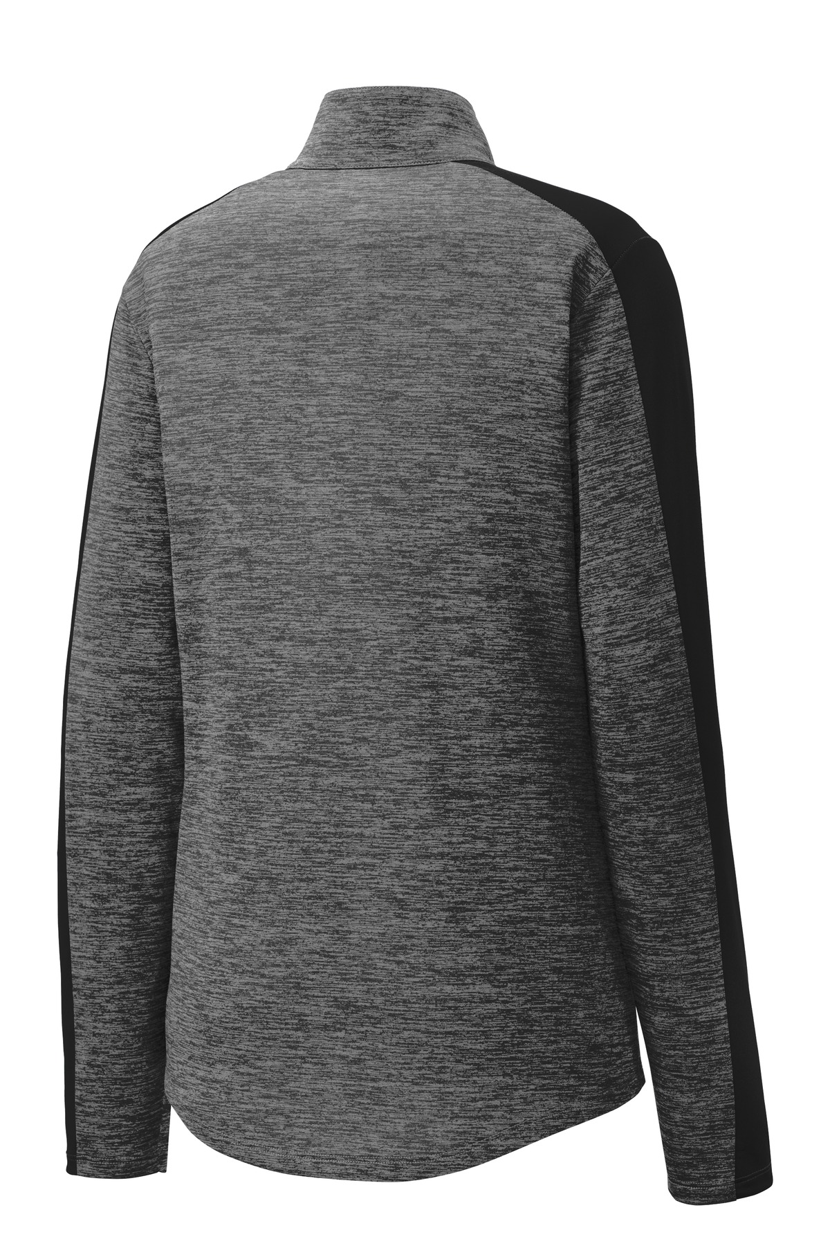 Sport-Tek Women's PosiCharge Electric Heather Colorblock 1/4-Zip Pullover. LST397 30