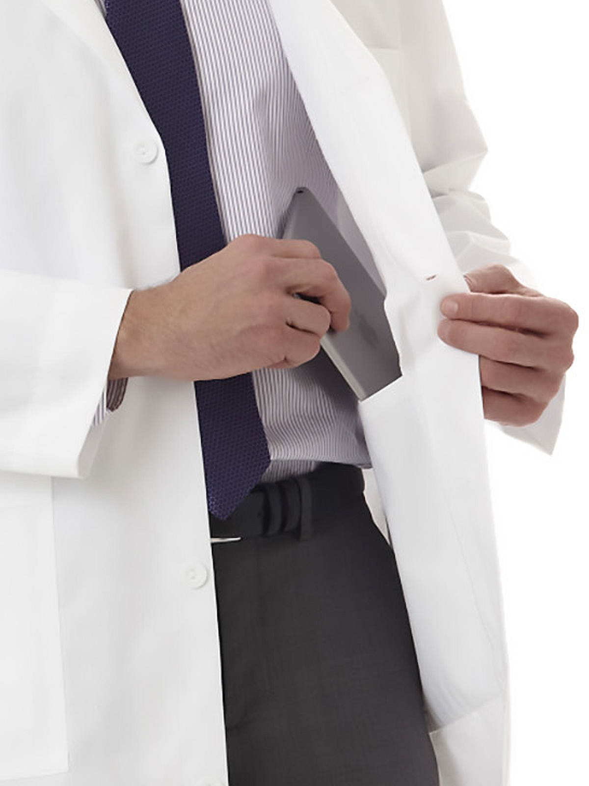 Meta Labwear - Men's Five-Pocket 38" Full-Length Long Lab Coat 2