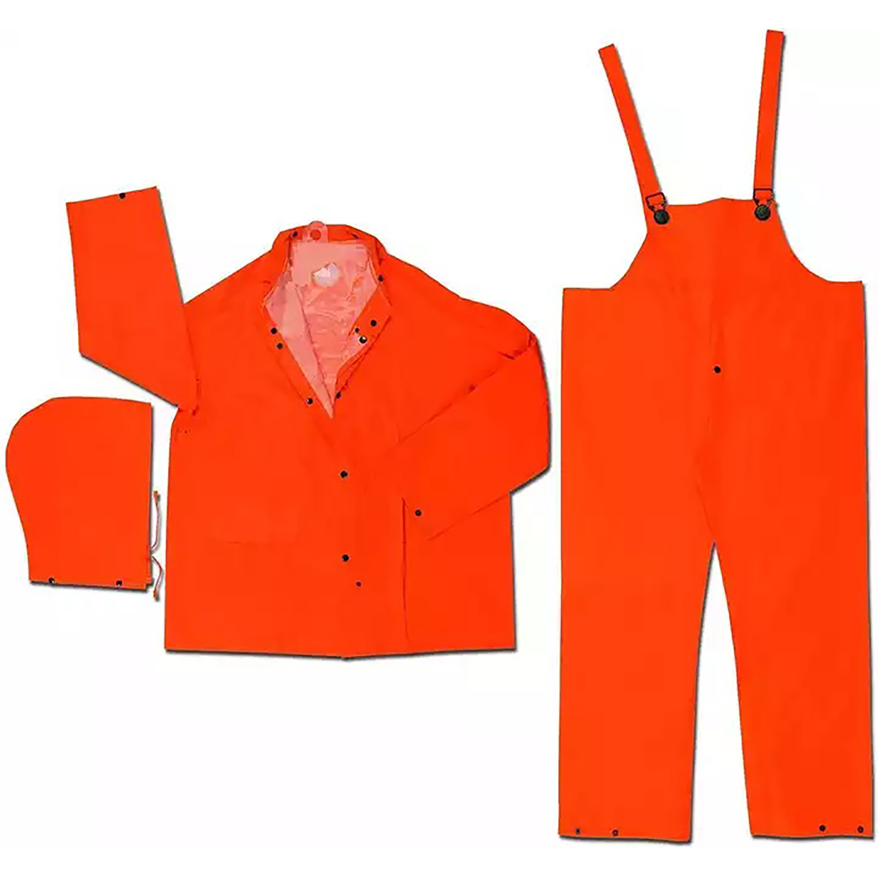 Rainwear For Men and Women,Safety Jackets and Bib Pants with Hoods 5