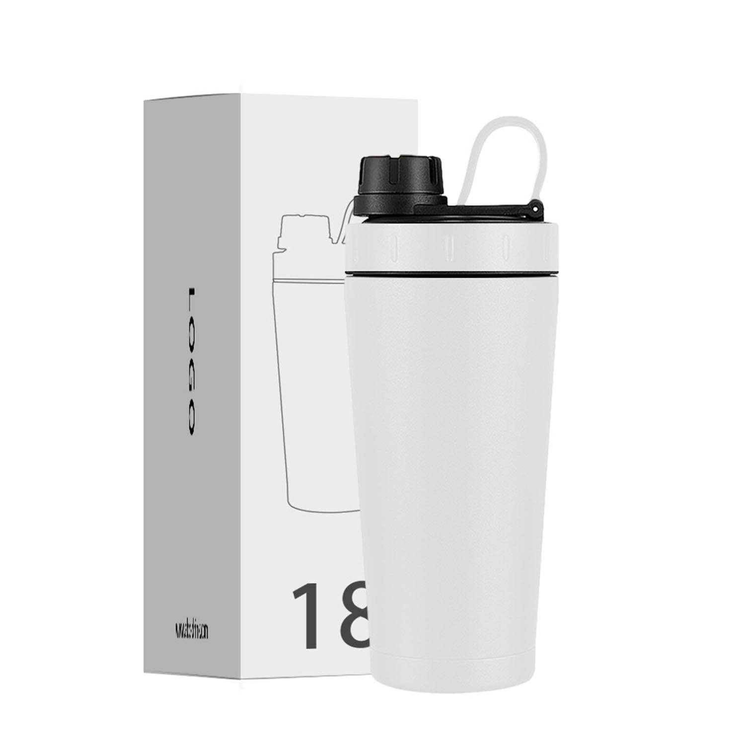 18oz stainless steel Large capacity with scale insulated cup 5